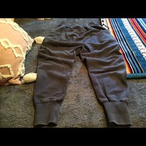 Free People June Bug Joggers Washed Navy S